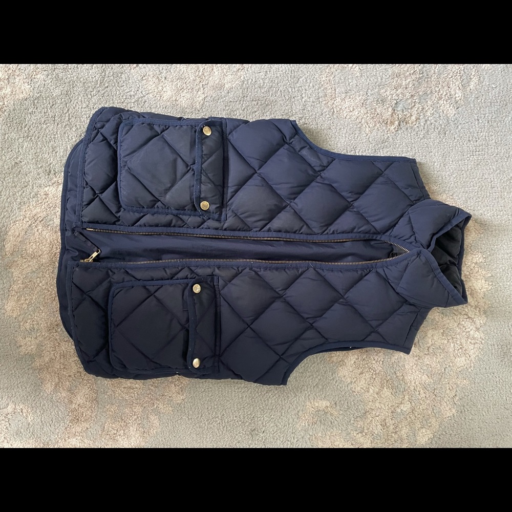 Jcrew navy vest